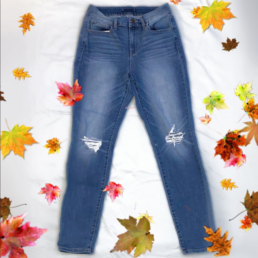 Mudd Ripped Skinny Stretchy Jeans